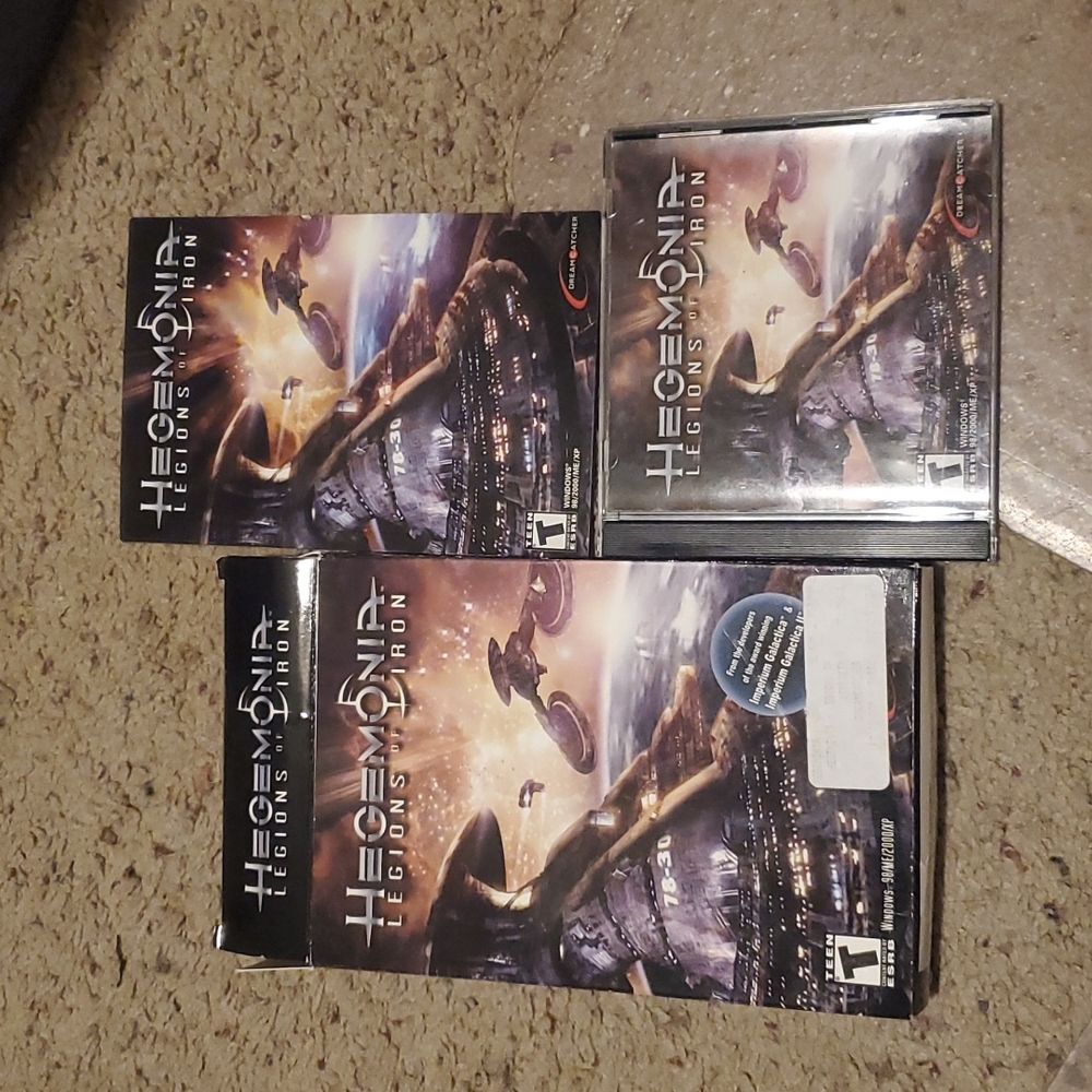 Hegemonia Legions of Iron Game & Manual